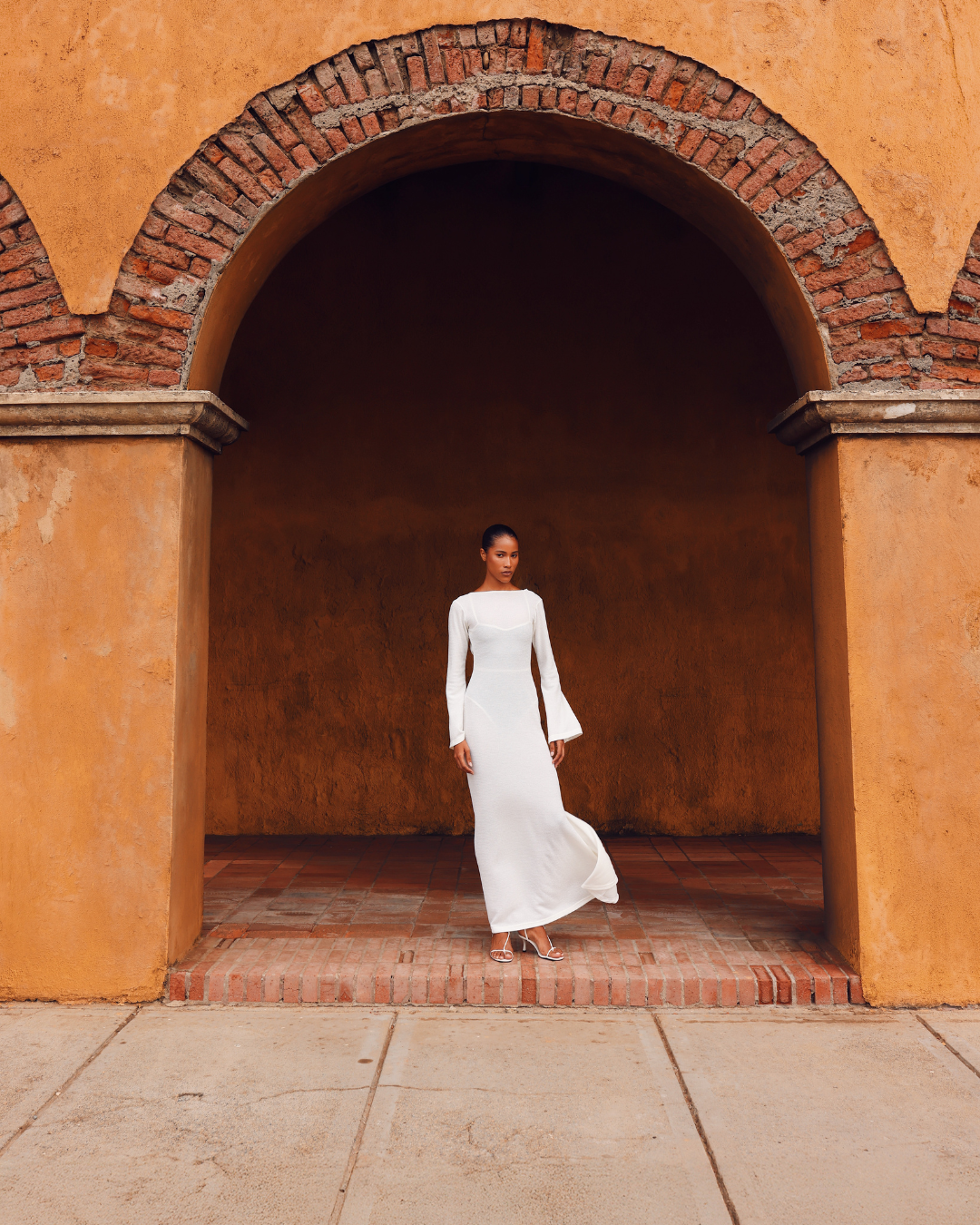 Ezé Dress — Open-Back Knit Maxi