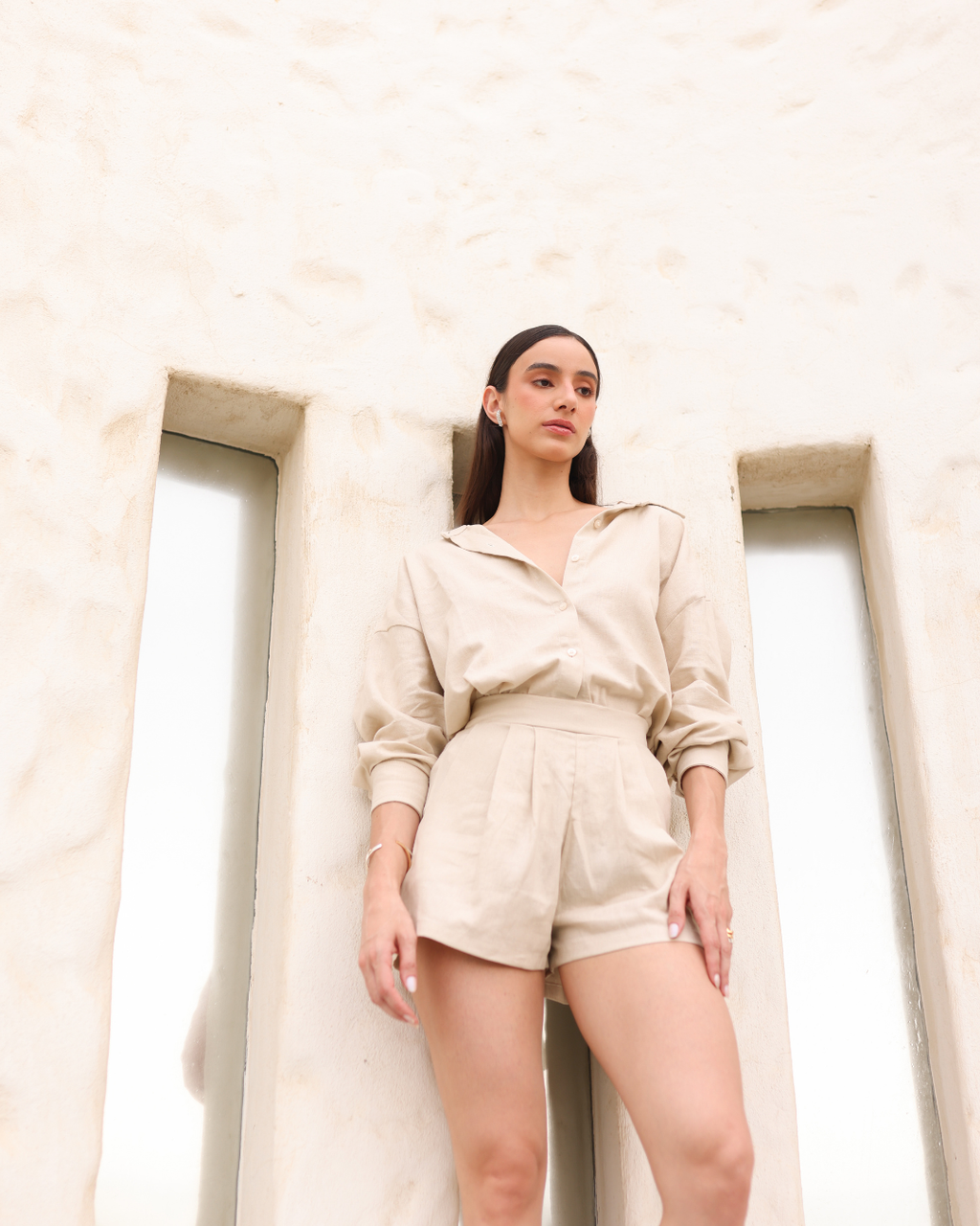 Noor Conjunto Beige